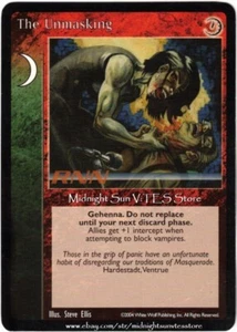 The Unmasking Gehenna V:TES VTES Vampire CCG - Bild 1 von 1