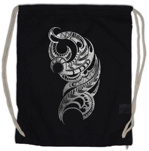 MAORI SYMBOL Turnbeutel Natives New Zealand Native Tribe Tribal Haka Indians - Picture 1 of 1