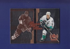 Gretzky / Kariya HOF 1999-00 UD Century Legends Essence Of The Game #E1 (NM+)