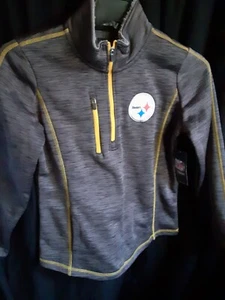 Pittsburgh Steelers Women's G-III 1/4 Zip Pull over Sweatshirt Medium or Large - Picture 1 of 4