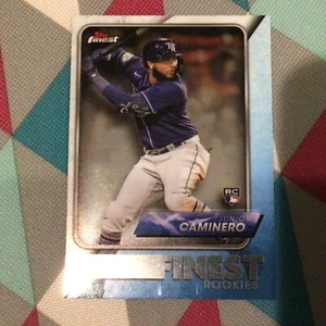 2024 Topps Finest Baseball Finest Rookies Junior Caminero #FRD-8 Rays RC - Bild 1 von 2