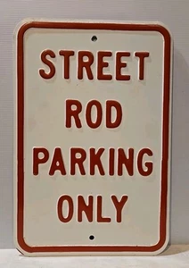 TAMAÑO COMPLETO 12x18 LETRAS ELEVADAS DE ALTA RESISTENCIA LETRERO DE ESTACIONAMIENTO: SOLO ESTACIONAMIENTO EN LA CALLE ROD - Imagen 1 de 6