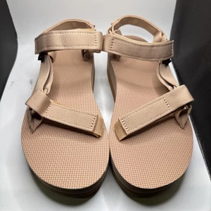 TEVA FLATFORM UNIVERSAL MAPLE SUGAR / LION PLATFORM SANDAL US 8 - Picture 1 of 5