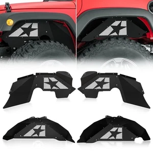 Front & Rear Inner Fender Liners Compatible with 2007-2018 Jeep Wrangler JK &... - Imagen 1 de 9