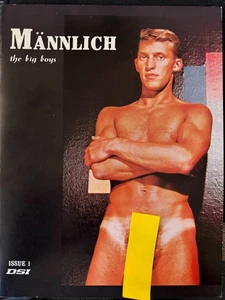 MANNLICH The Big Boys Issue 1 | DSI Sales | Vintage Nude Male Photos, Rare - Picture 1 of 7