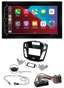 ESX 2DIN DAB USB MP3 Bluetooth Autoradio für Ford Focus 2014-2018 schwarz - Bild 1 von 10