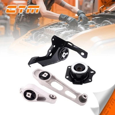 Motor&Trans Mount Set 4PCS Fit 2000 - 2001 Dodge / Plymouth Neon 2.0L Auto - Image 1 of 4