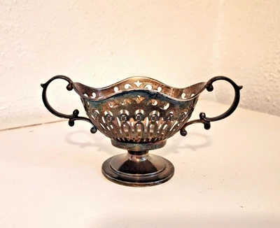 Excepcional Cesta Repoussé Perforada Esterlina Watson Company De Colección, Marcada, #2 Foto 1 de 4