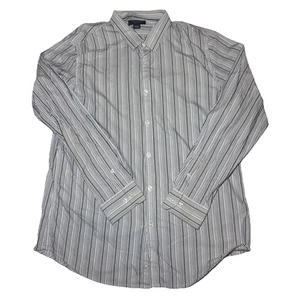 Structure Button Up Shirt Men Size XL Multicolor Slim Fit Long Sleeve Cotton - Picture 1 of 10