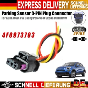 Reparatursatz Stecker Kabelsatz 3 polig #4F0973703 Für Audi VW Seat Skoda Ford. - Bild 1 von 18