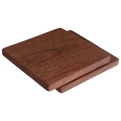  2 Pcs Solid Wood Floor Basswood Carving Blocks Unfinished Wooden - Image 1 of 4