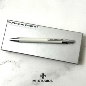 Porsche Design Ballpoint Pen Drivers Selection White Silver VIP Gift - Picture 1 of 6