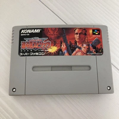 Contra Spirits Nintendo Super Famicom Video Games Alien Wars SNES SFC From Japan - Image 1 of 4
