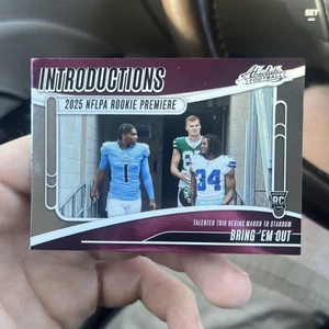 Panini Absolute Introductions 2025 #I-CWD Bring 'Em Out (RC) Ward, Taylor, azul - Imagen 1 de 2