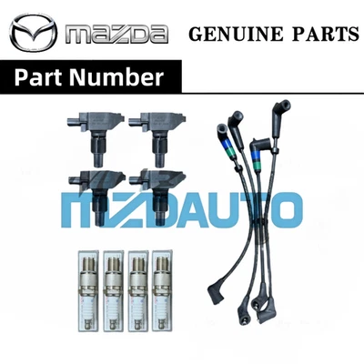 Bobina de encendido genuina Mazda RX-8 SE3P 13B + bujía + juego de cables, kit de alta tensión Foto 1 de 4