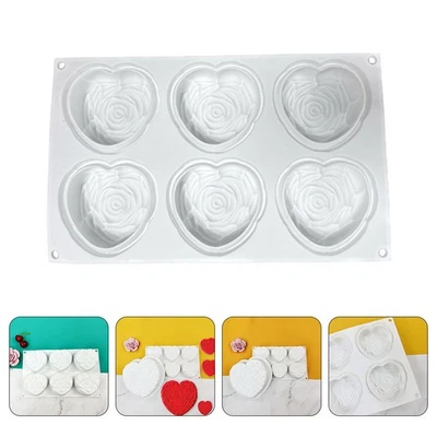 Silicone Chocolate Mold Silicone Baking Mold heart cake mold - Image 1 of 4