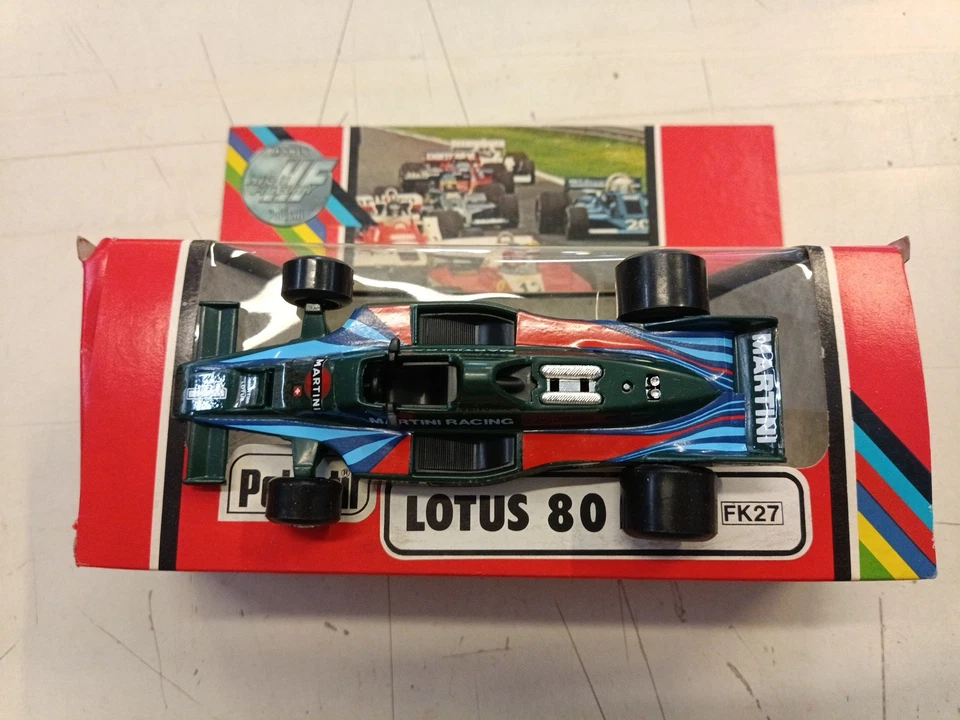 Lotus 80 F1 #1 Martini Racing Polistil 1/32 FK27 ITALY '80 Die Cast Metal Model - Immagine 1 di 4