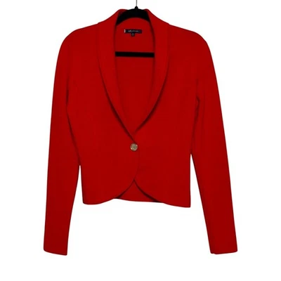 Anne Klein Oficina Sirena Tejido Suéter Blazer Chaqueta Mujer Talla M Minimalista Retro Foto 1 de 4