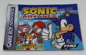 SONIC BATTLE & SONIC ADVANCE MANUAL ONLY - GAME BOY ADVANCE, 2003 - AUS CODED - Picture 1 of 2