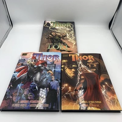 Лот товаров Thor J Michael Straczynski Volumes 2 3 Trials Of Loki Marvel в твердом переплете - Изображение 1 из 4
