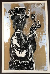 Endre Szasz Signed Limited Edition Screen Print #131/275 Titled The Humanist