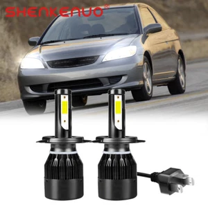 Faro LED H4/9003 6000K blanco bombillas haz alto/bajo 2x para HONDA CIVIC 1996-2000 - Imagen 1 de 10