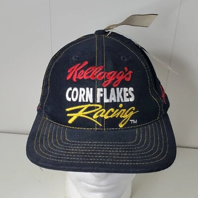 Kellogg's Corn Flakes Racing Snapback Hat Baseball Cap Embroidered Kelloggs NWT - Image 1 of 4