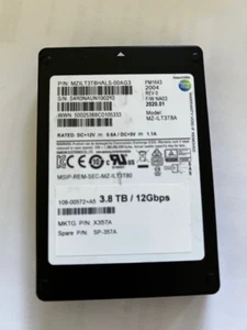 Samsung Solid State Drive 3.84Tb 2.5inch RI SAS 24Gbps SSD - Picture 1 of 2