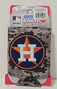 Houston Astros Baseball Can Cooler 2-Sided Koozie Kolder MLB Authentic NEW - Picture 1 of 6