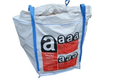 MARKENLOS ASBEST Entsorgungsbehälter BIG BAG 90x90x110cm 1000kg