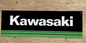 Kawasaki Motorcycle Reproduction Racing Garage Sign - Picture 1 of 1