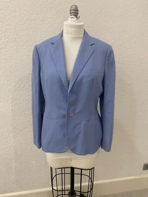 Ralph Lauren Colección 100% Cachemira Polvo Azul Chaqueta 12 Foto 1 de 4