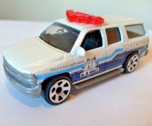 Unidad Chevy Suburban K-9 2000. 2014 Matchbox Police 5-Pack EXCLUSIVO. W5184 SUELTO - Imagen 1 de 4