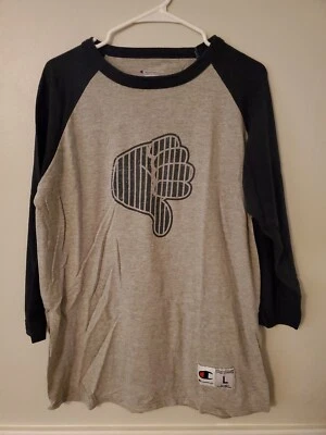 Champion Manga Larga Talla L Con Pulgar Abajo BB40 Foto 1 de 4