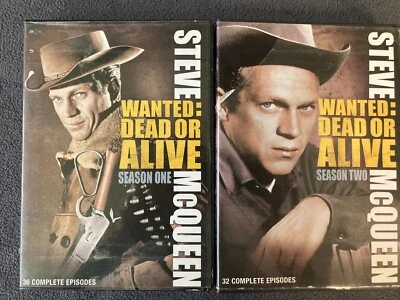 Wanted: Dead or Alive - Seasons 1 &2 (8 DVD) Steve McQueen FREE SHIPPING! - Image 1 of 4