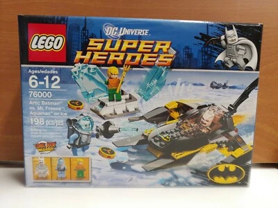 LEGO 76000 ARCTIC BATMAN VS MR. FREEZE AQUAMAN ON ICE DC SUPER HEROES RETIRED - Image 1 of 2