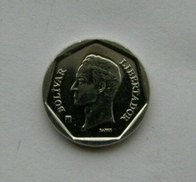 Venezuela UNC Coin 10 Bolivares 2000 Nickel Clad Steel 2.33gr 17mm, Low Shipping - Image 1 of 2