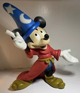 Disney Mickey Mouse 21” Fantasia Sorcerers Apprentice Large Statue Excellent - Picture 1 of 10
