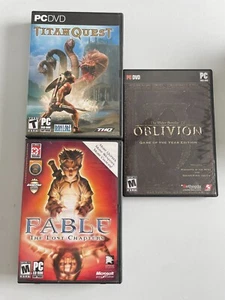 RPG PC Game Bundle- Fable, The Elder Scrolls IV: Oblivion, Titan Quest - Picture 1 of 8