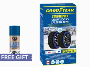 CALZE DA NEVE PER AUTO GOODYEAR OMOLOGATE MISURA L 255/35R19 + OMAGGIO - Imagen 1 de 9