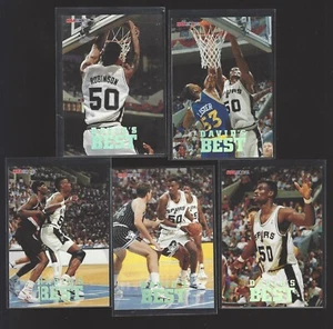 1993-94 NBA HOOPS DAVID'S BEST 5 card insert SET NM-NM/MT - Picture 1 of 1