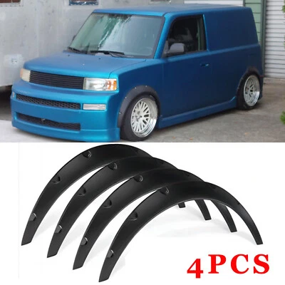Kit de 4 piezas de arcos de rueda de carrocería extra ancha con llamaradas de guardabarros de 4,5"" para Scion xB 2004-2015 Foto 1 de 4
