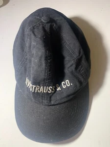 Levi Strauss Hat Cap Adjustable Black White Pre-Owned HT8+126 - Picture 1 of 2