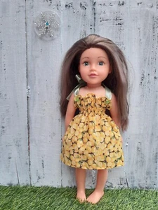Summer Dress Outfit - Fits American Girl Our Generation 18 Inch Doll Clothes - Picture 1 of 4