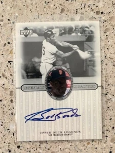 ¡AUTÓGRAFO BOBBY BONDS 2000 UD LEGENDS FIRMAS LEGENDARIAS!¡! - Imagen 1 de 1
