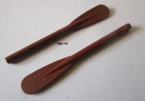 Lego 87585 x4 Oar Paddle Reddish Brown Rame Ideas Ninjago Disney MOC new A69 - Imagen 1 de 1