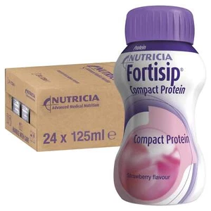 Fortisip Compact Protein Strawberry 125Ml Box 24 “Exp 11/2025” - Picture 1 of 1