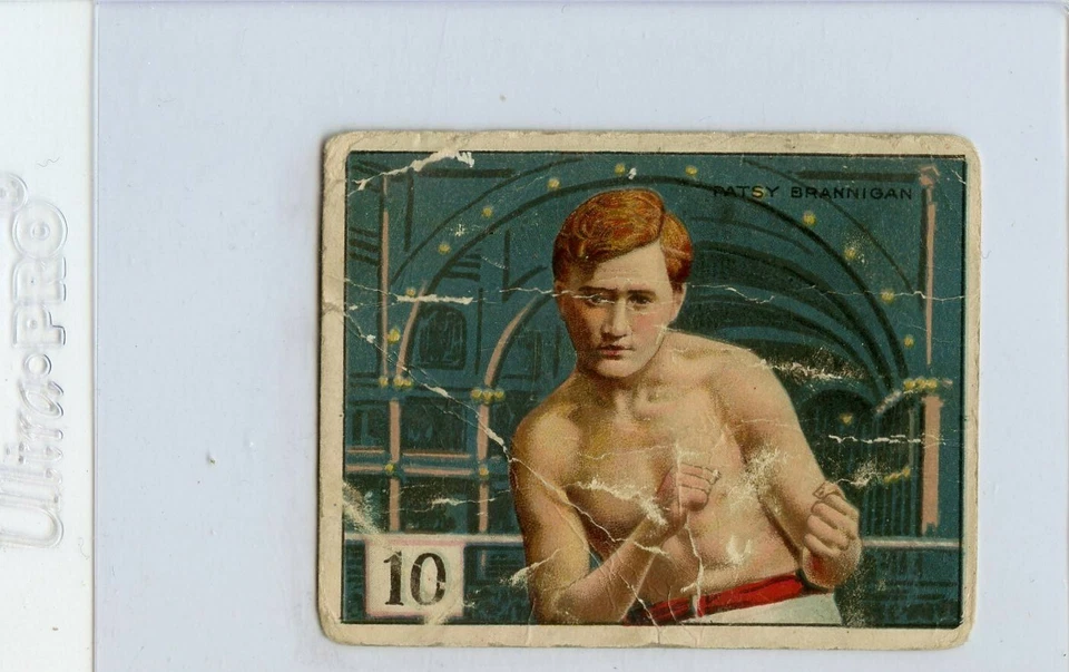 1910 T219 Boxing Honest Long Cut Pittsburg Patsy Brannigan ⭐️👀⭐️ Original - Image 1 of 2