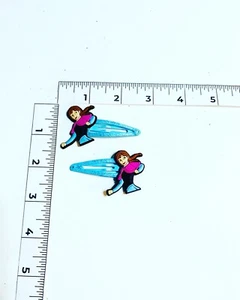 Fiocchi per capelli fatti a mano - Disney - Frozen - fermagli per capelli #11 Anna - Foto 1 di 1