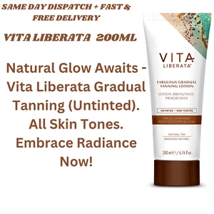 Vita Liberata Untinted Fabulous Gradual Tanning Lotion 200ml - Picture 1 of 6